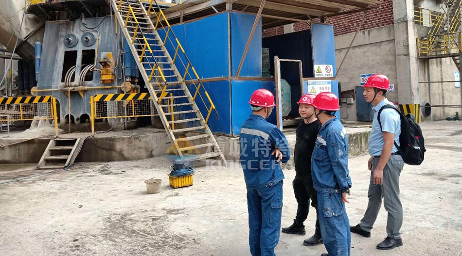 东升国际特瓷赴四川某水泥厂现场勘察以及技术交流