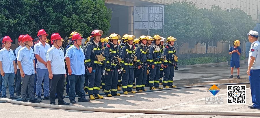 东升国际积极配合消防联合演练，共筑安全生产防线